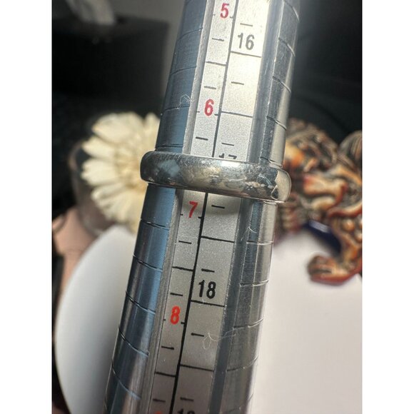 VTG Sterling Multi-colored Glass Red Blue Green - Picture 5 of 5